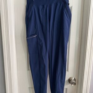 Women’s Cherokee Infinity Navy Blue 5-Pocket Tapered Jogger Cargo Scrub Pants